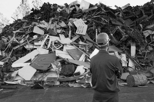 Professional home clearance team at a Camden Town residence