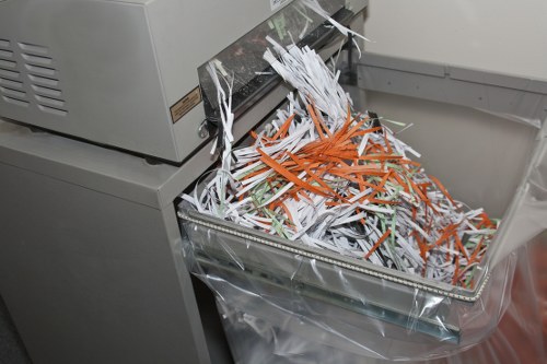 Screenshot showing semantic headings and labels for commercial waste removal booking