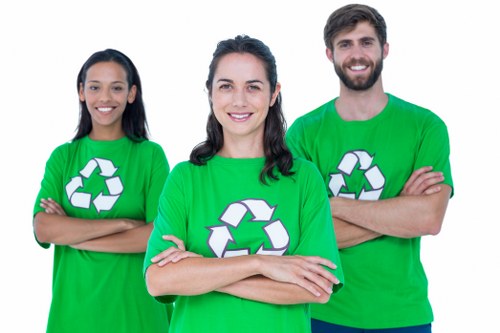 Recycling facilities handling construction debris